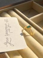 Emerald Vows Ring