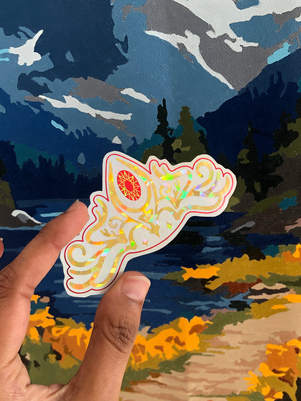 Wildfire Queen Tiara Sticker