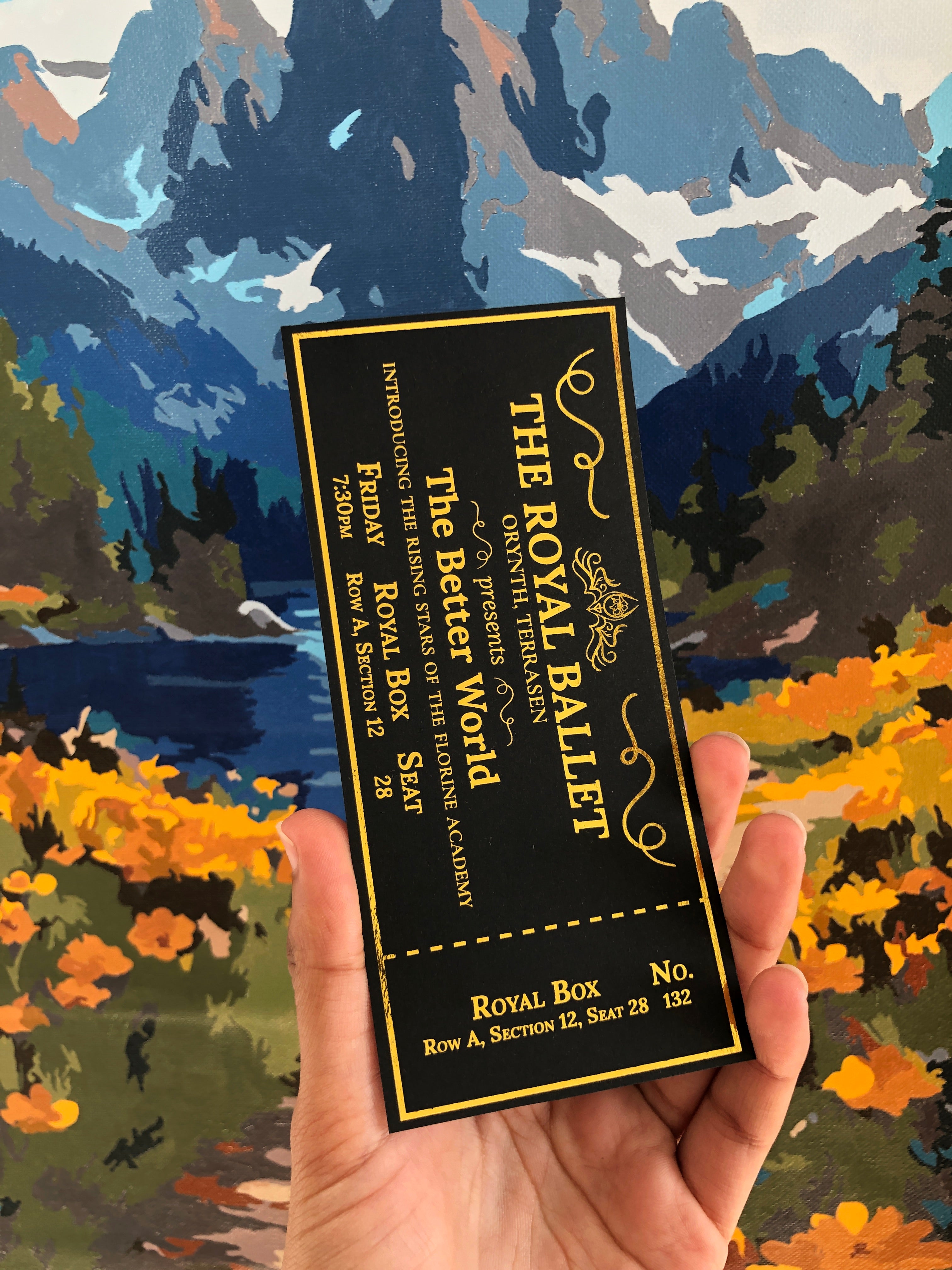 Better World Ticket Bookmark