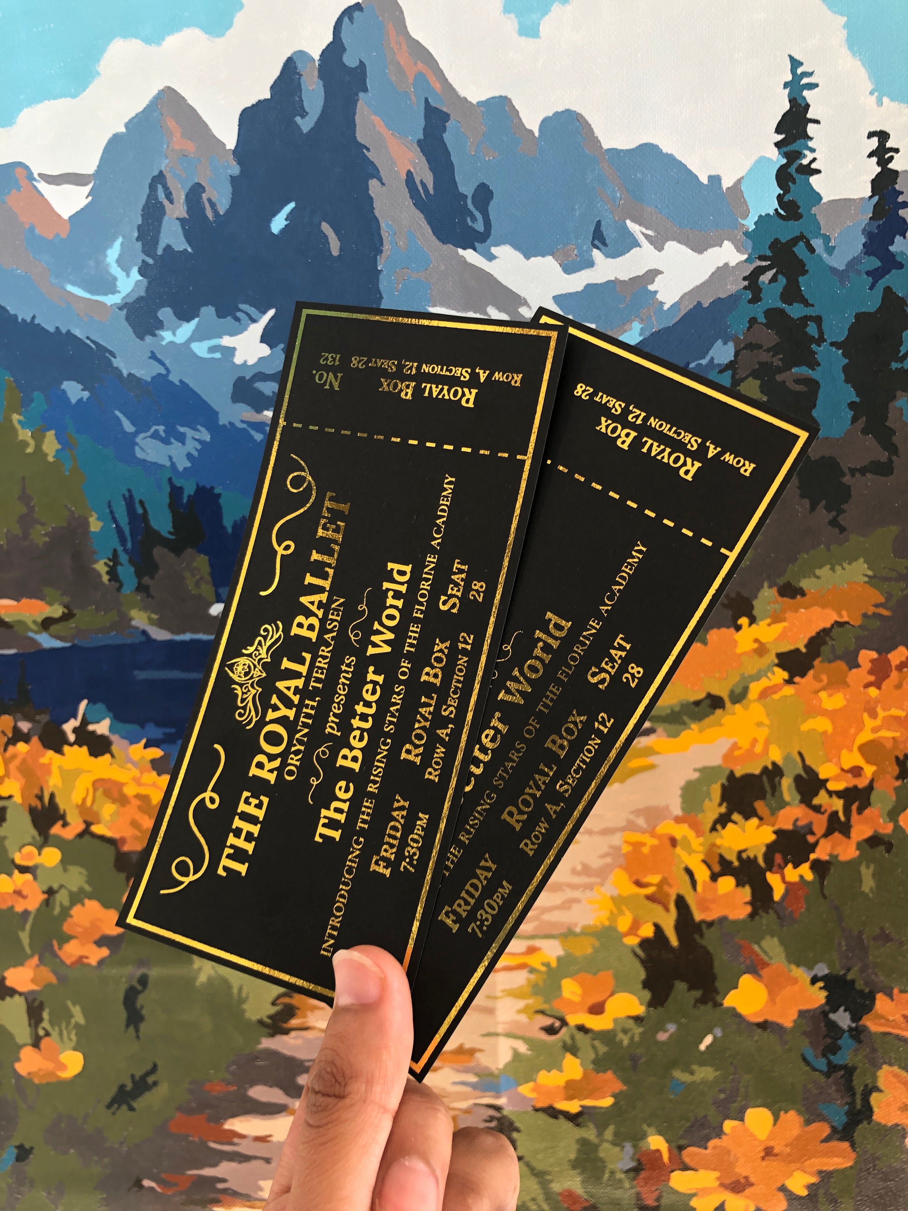Better World Ticket Bookmark