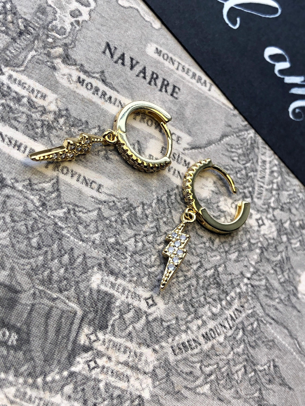 Lightning Wielder Hoop Earrings