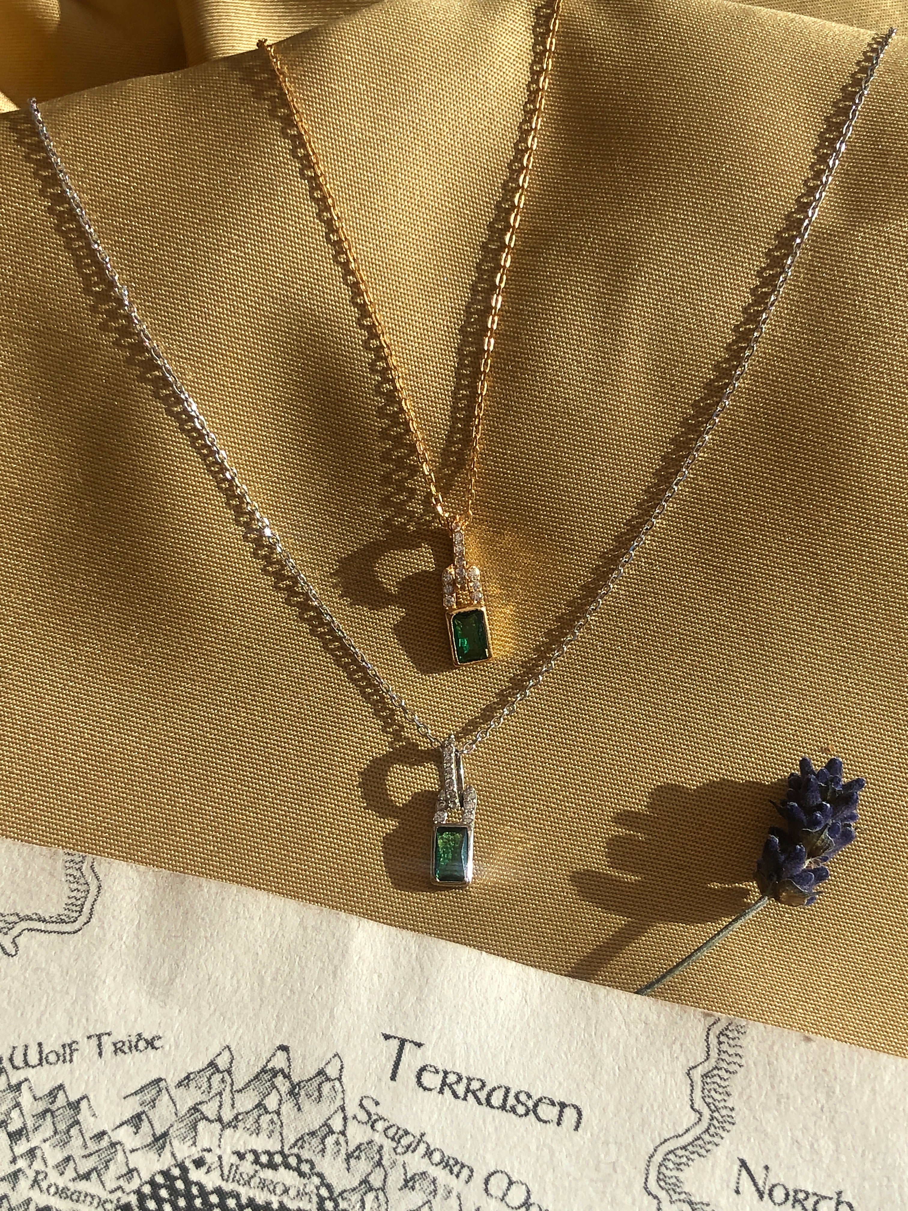 Pine & Snow Necklace