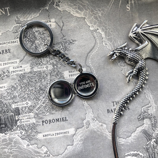Infinite Skies Locket Keychain