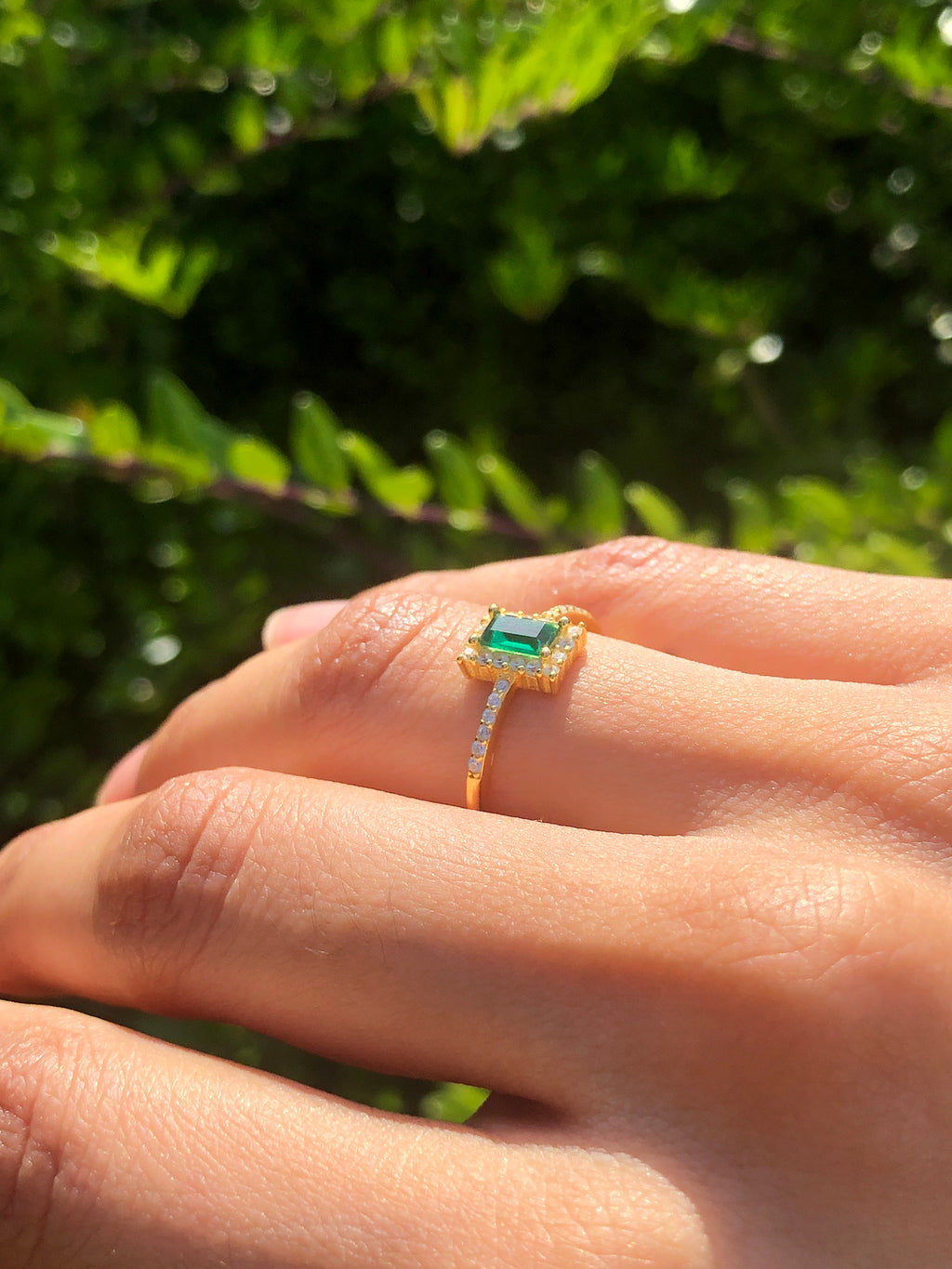 Emerald Vows Ring