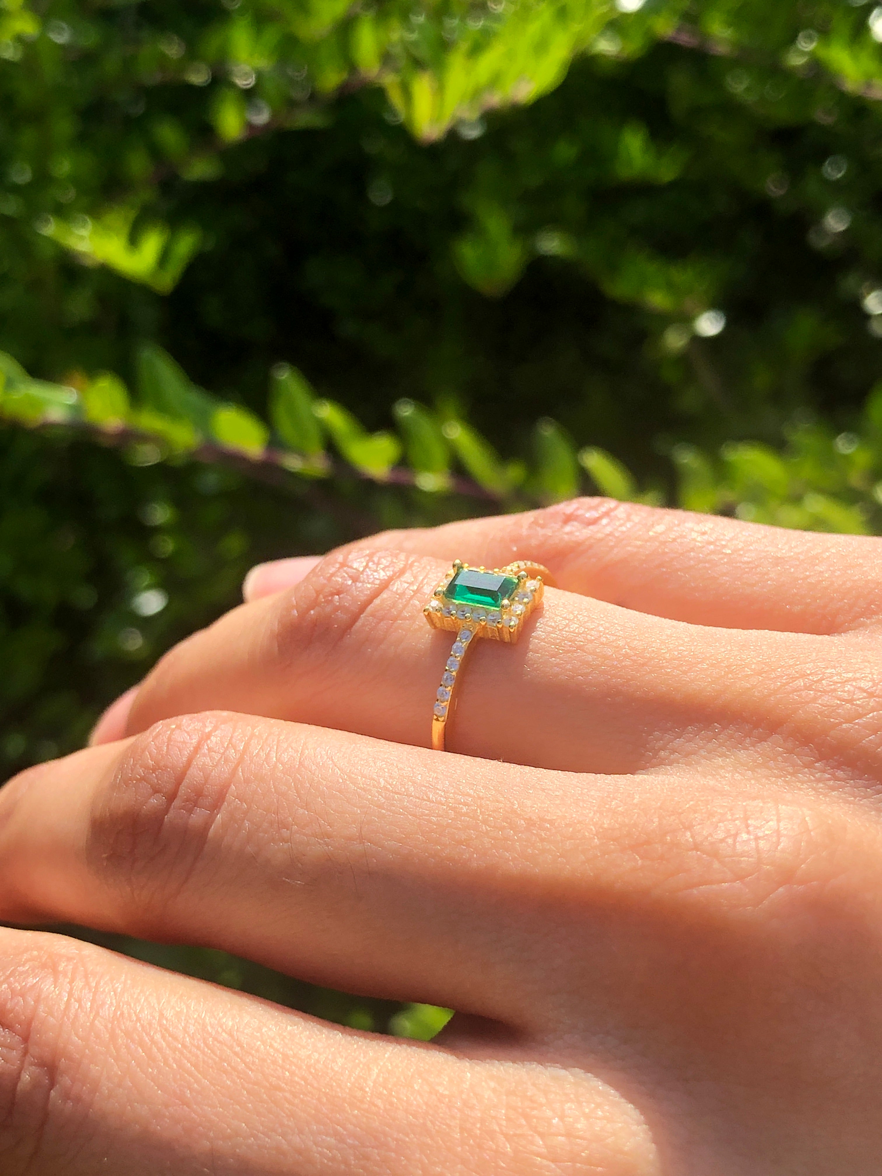 Emerald Vows Ring