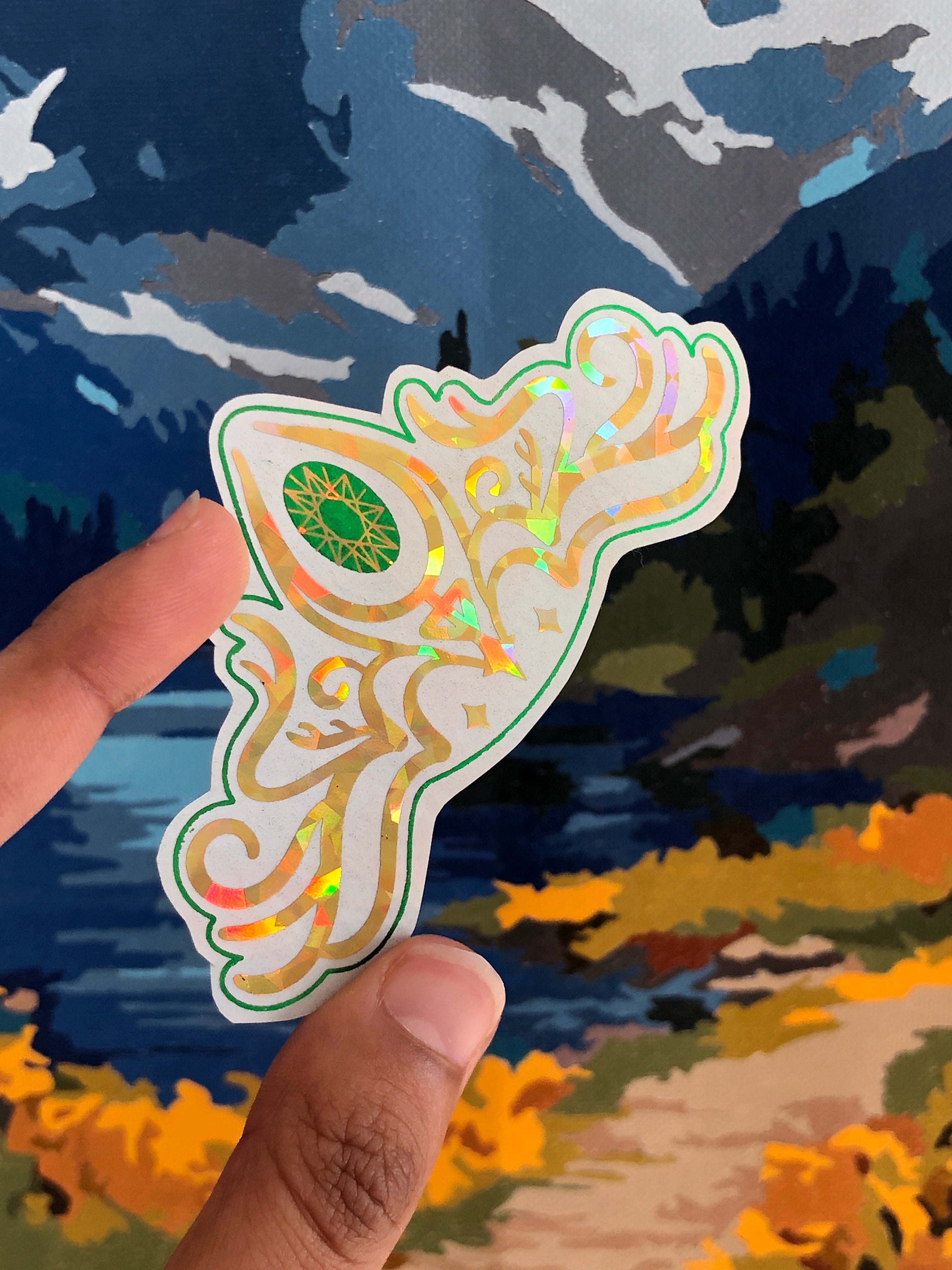 Wildfire Queen Tiara Sticker