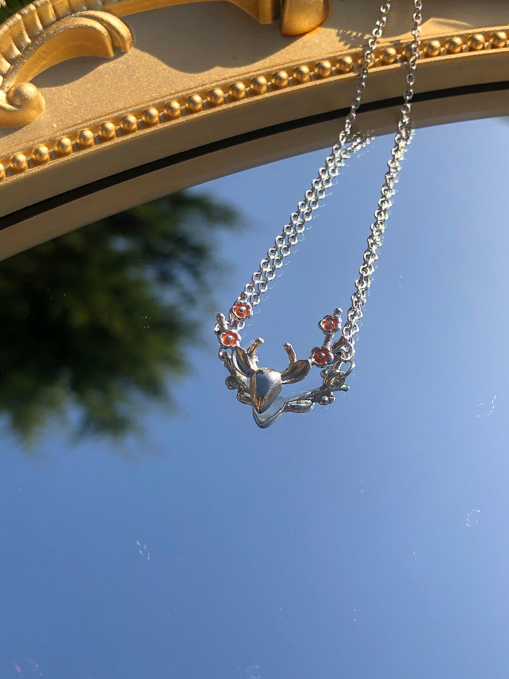 Blooming Stag Necklace