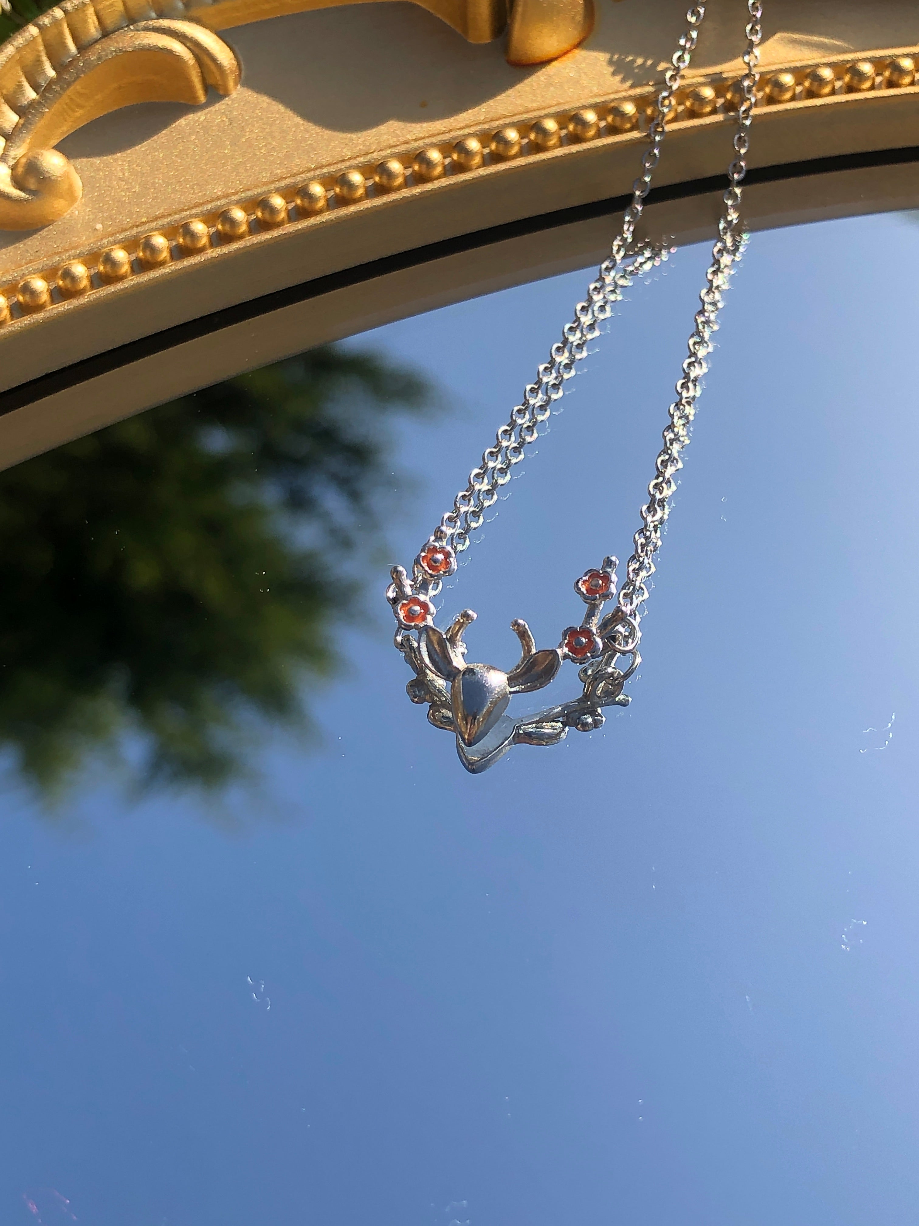 Blooming Stag Necklace