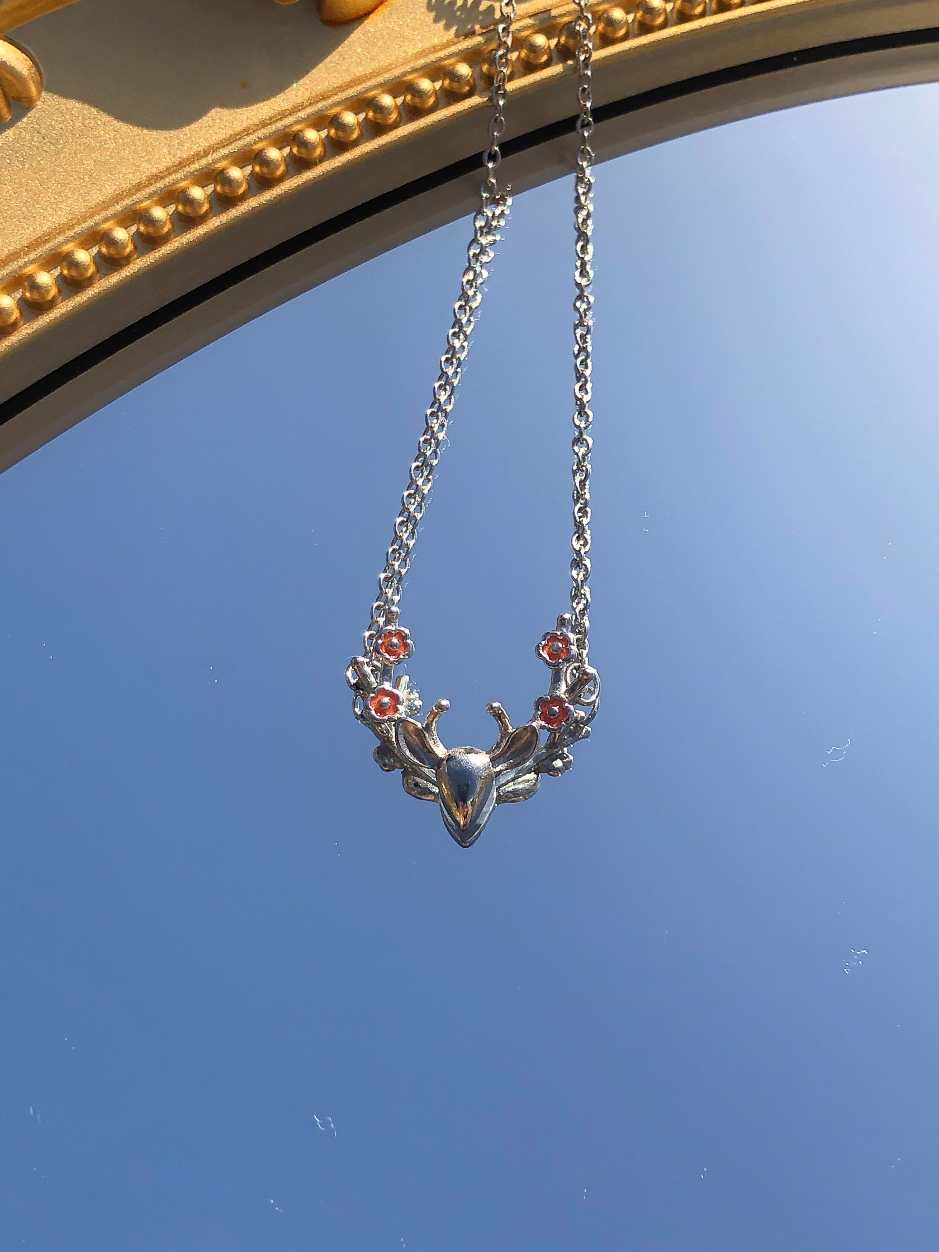 Blooming Stag Necklace