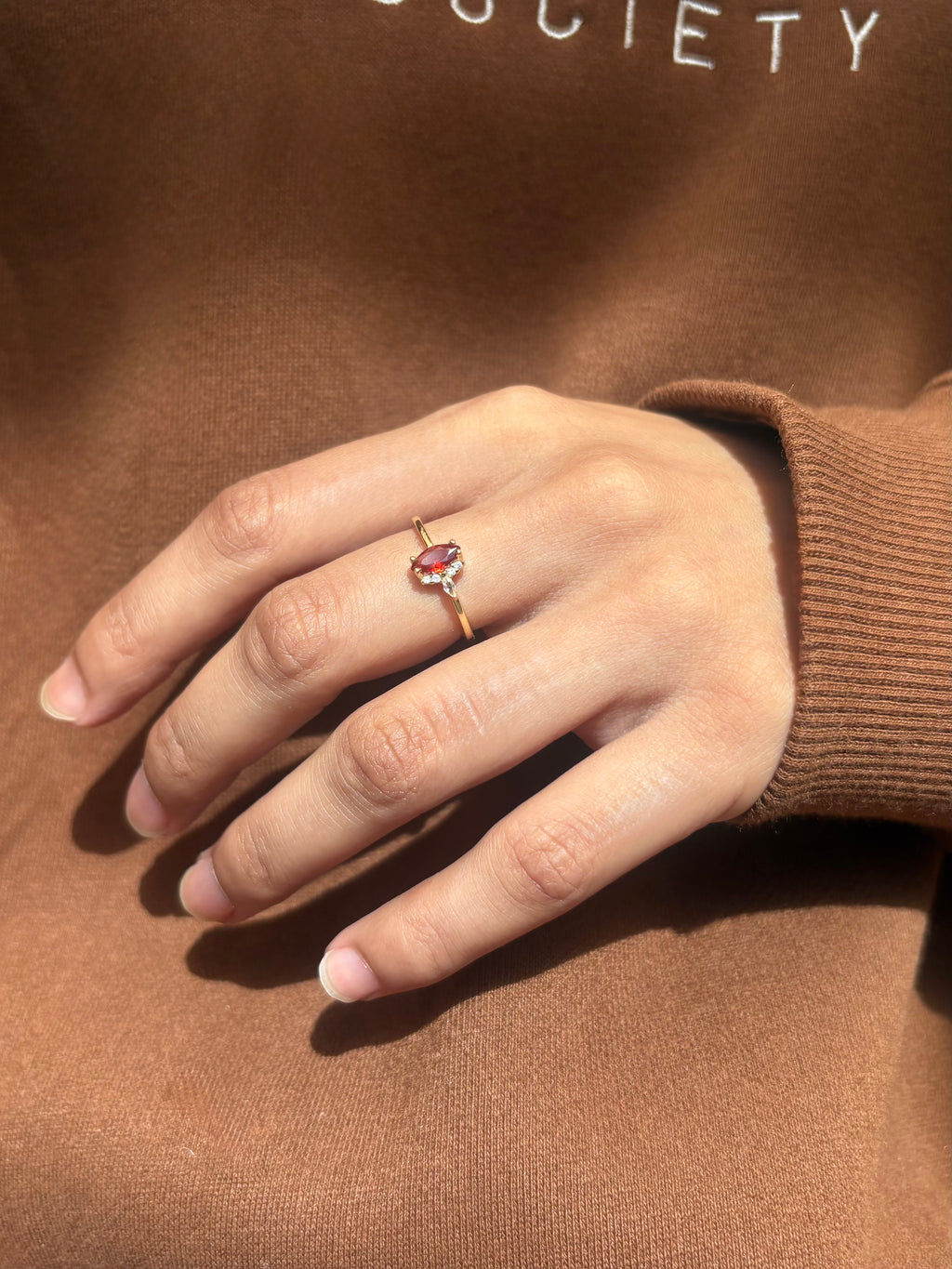 Gilded Sultana Ring - PRE-ORDER