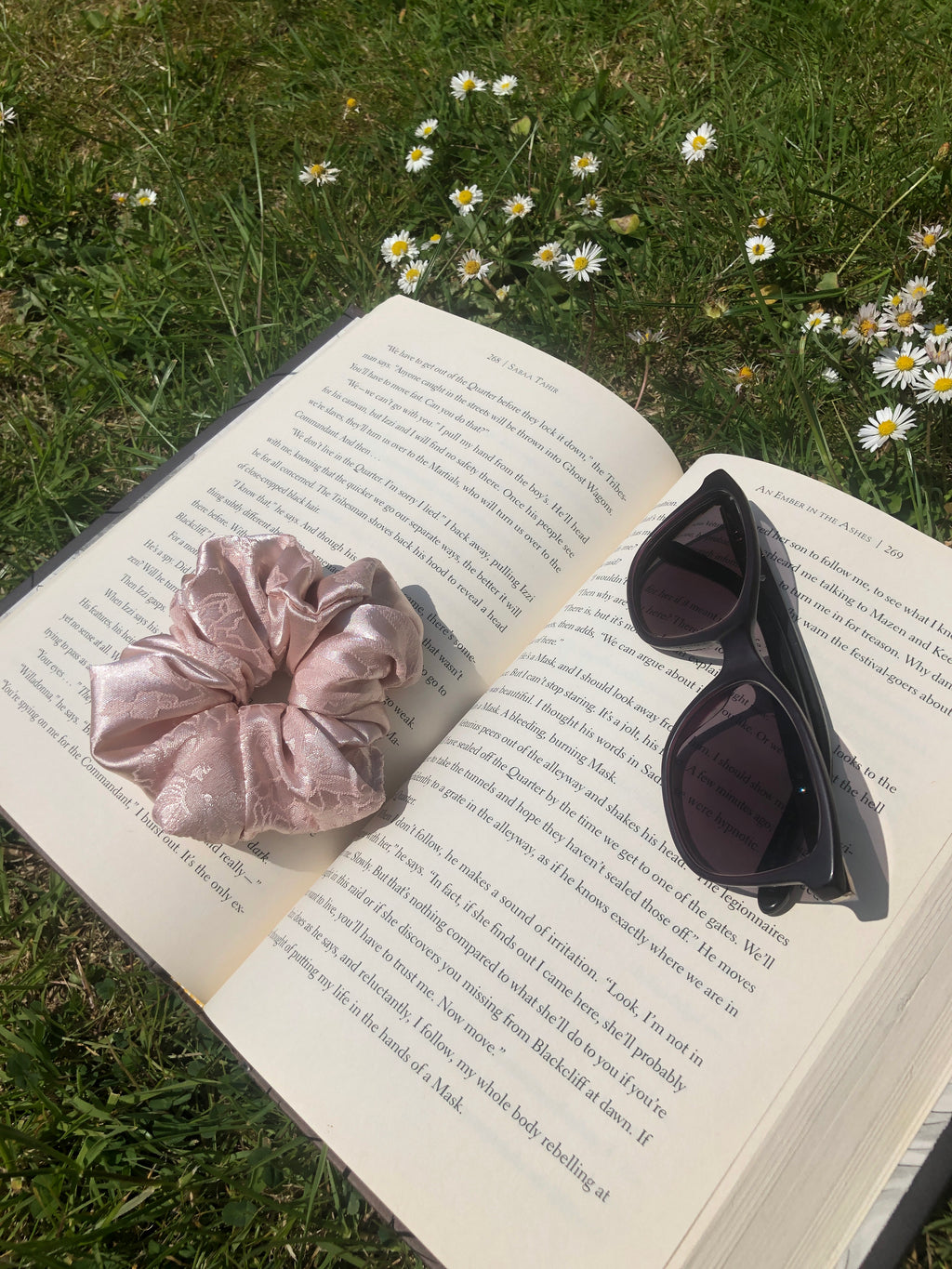 Blushing Petals Scrunchie