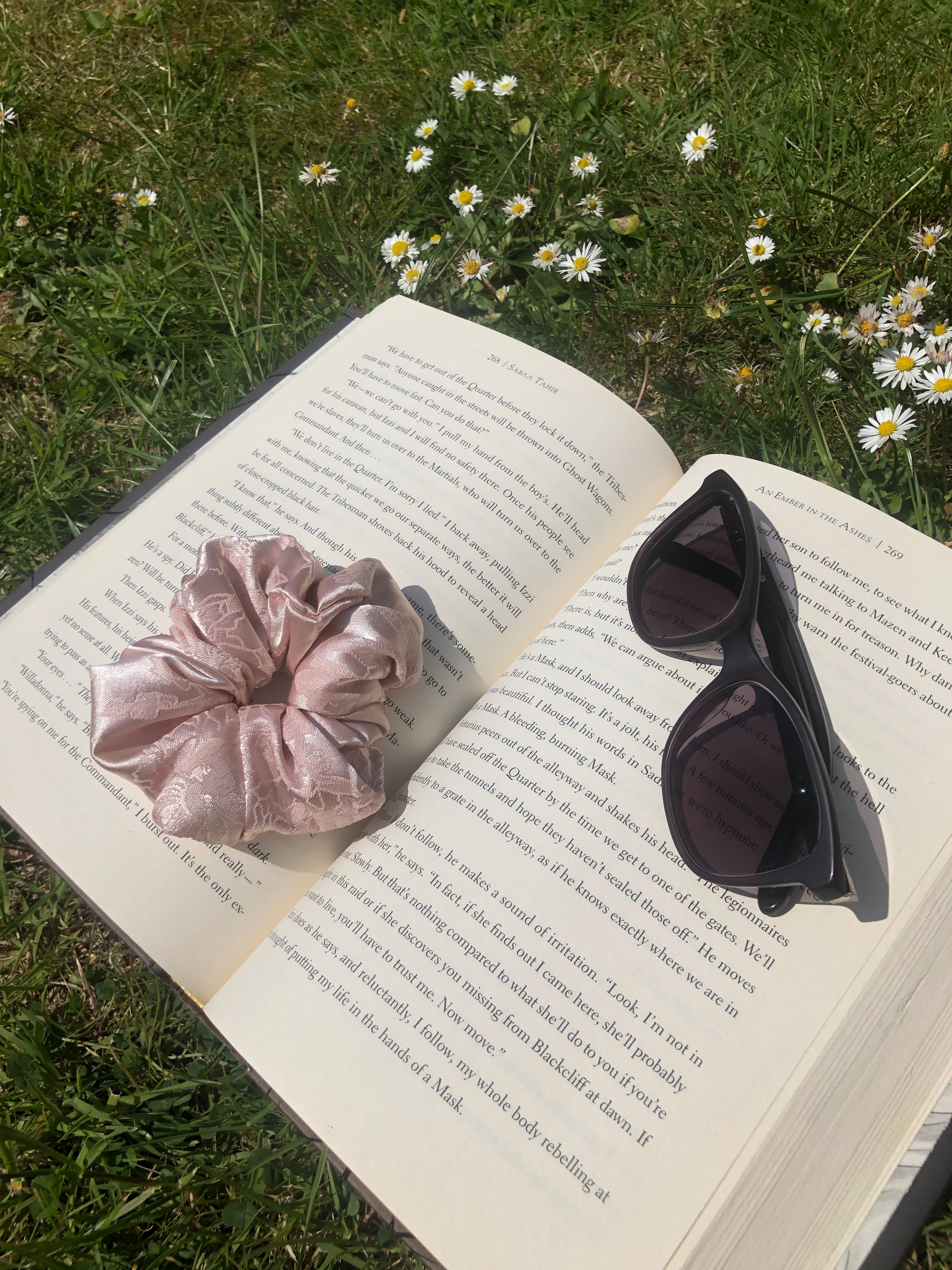 Blushing Petals Scrunchie