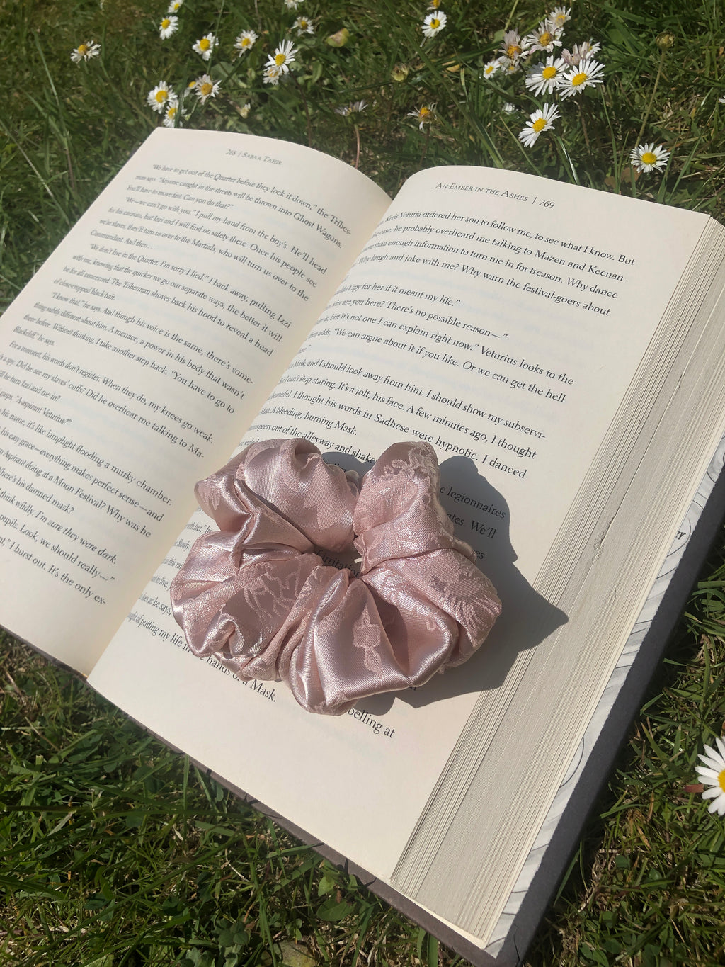 Blushing Petals Scrunchie