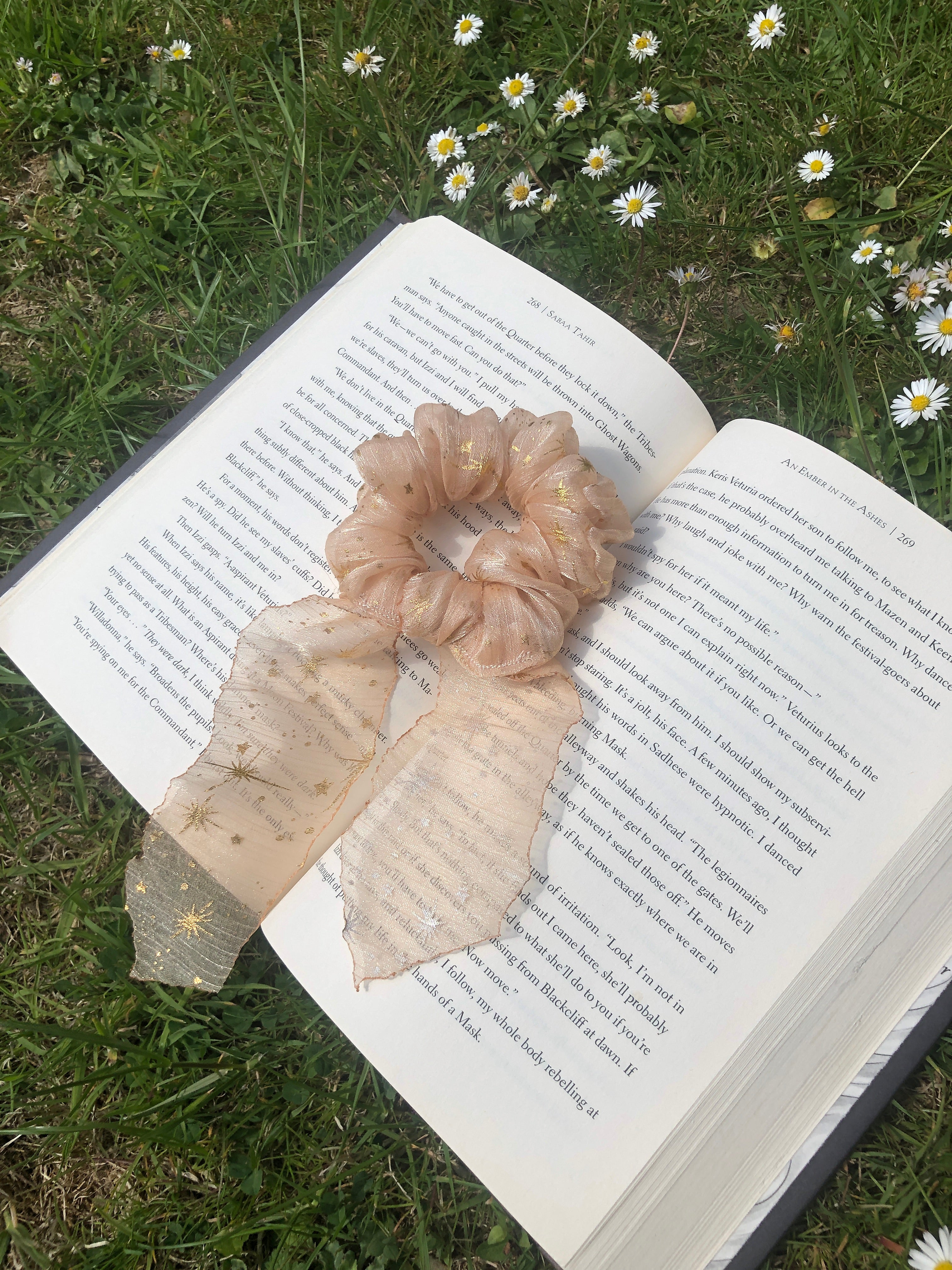 Golden Glow Scrunchie