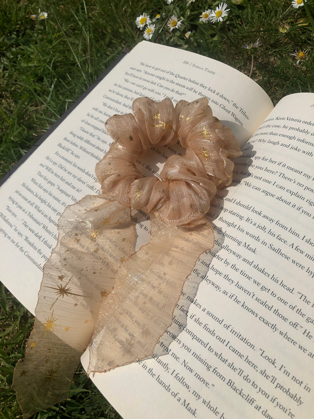 Golden Glow Scrunchie