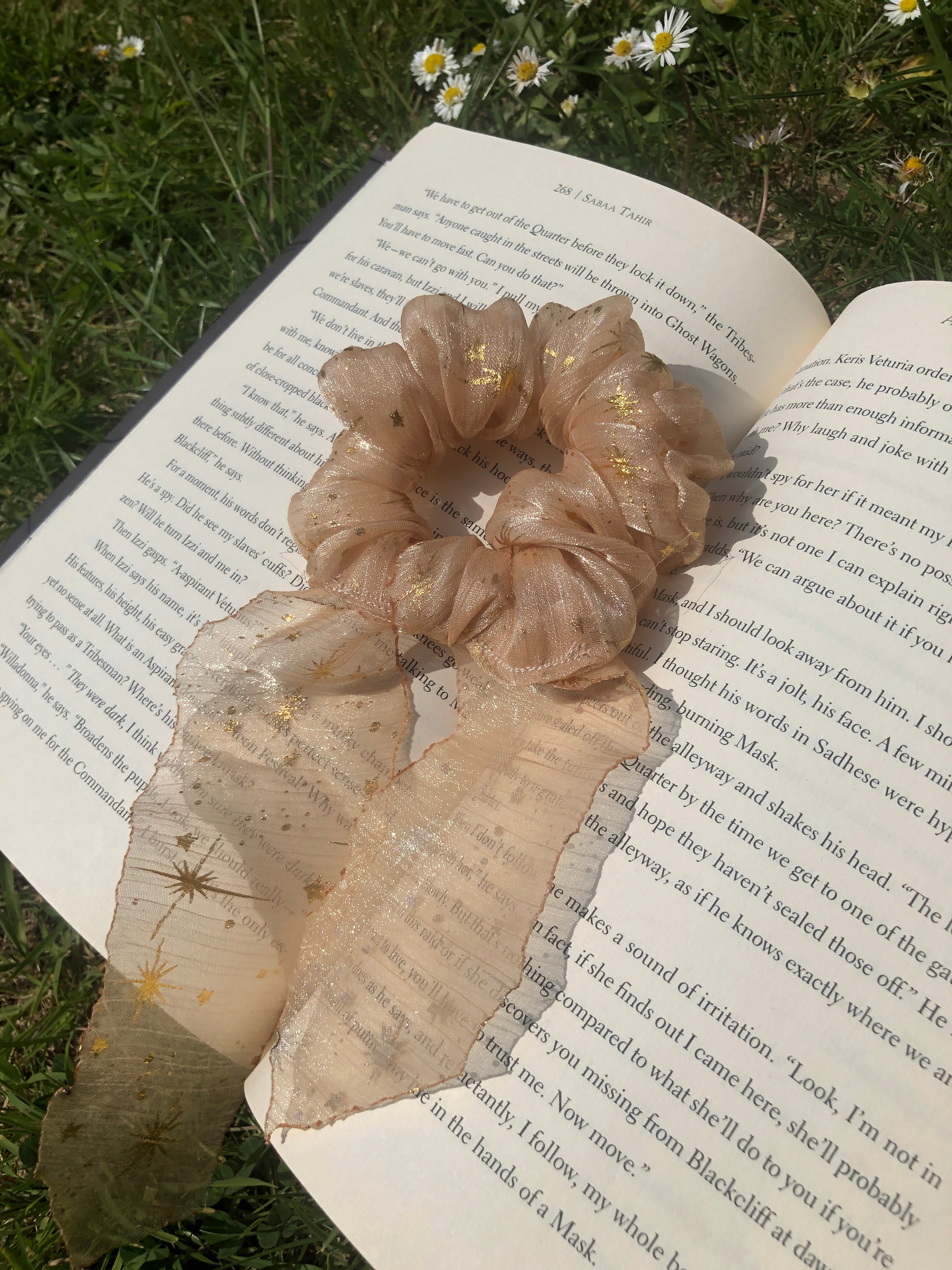 Golden Glow Scrunchie