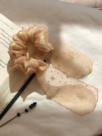 Golden Glow Scrunchie