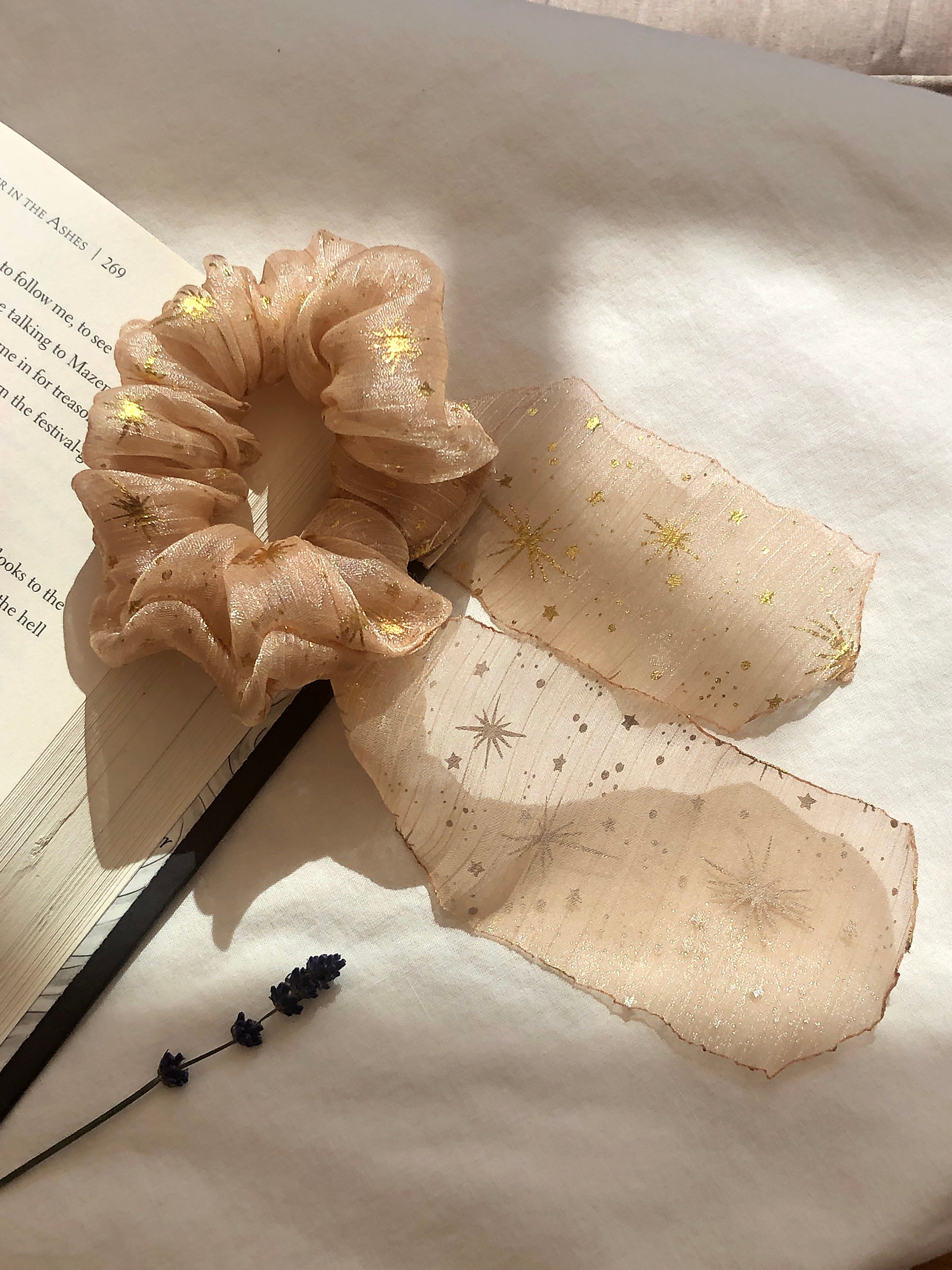 Golden Glow Scrunchie