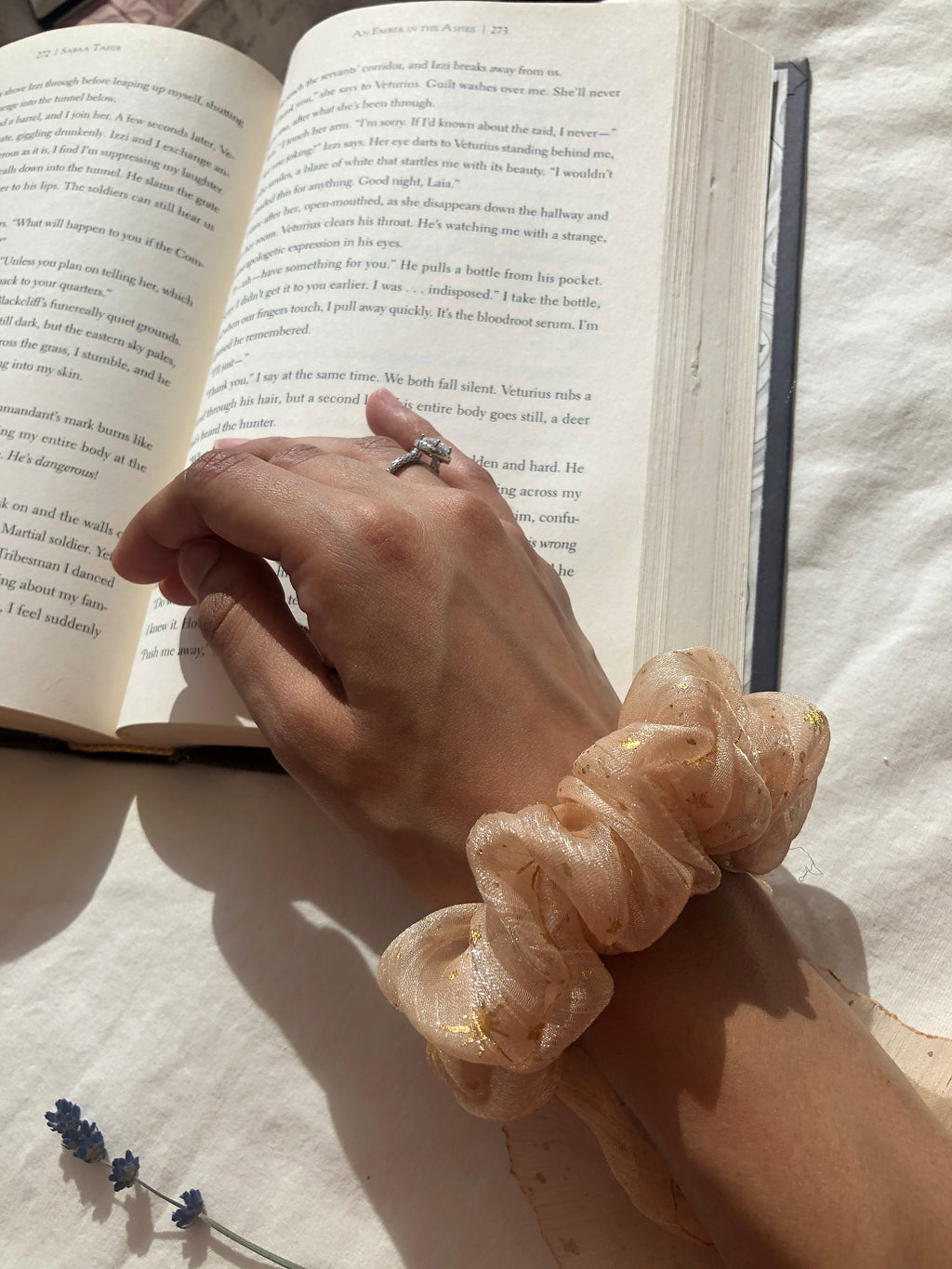 Golden Glow Scrunchie