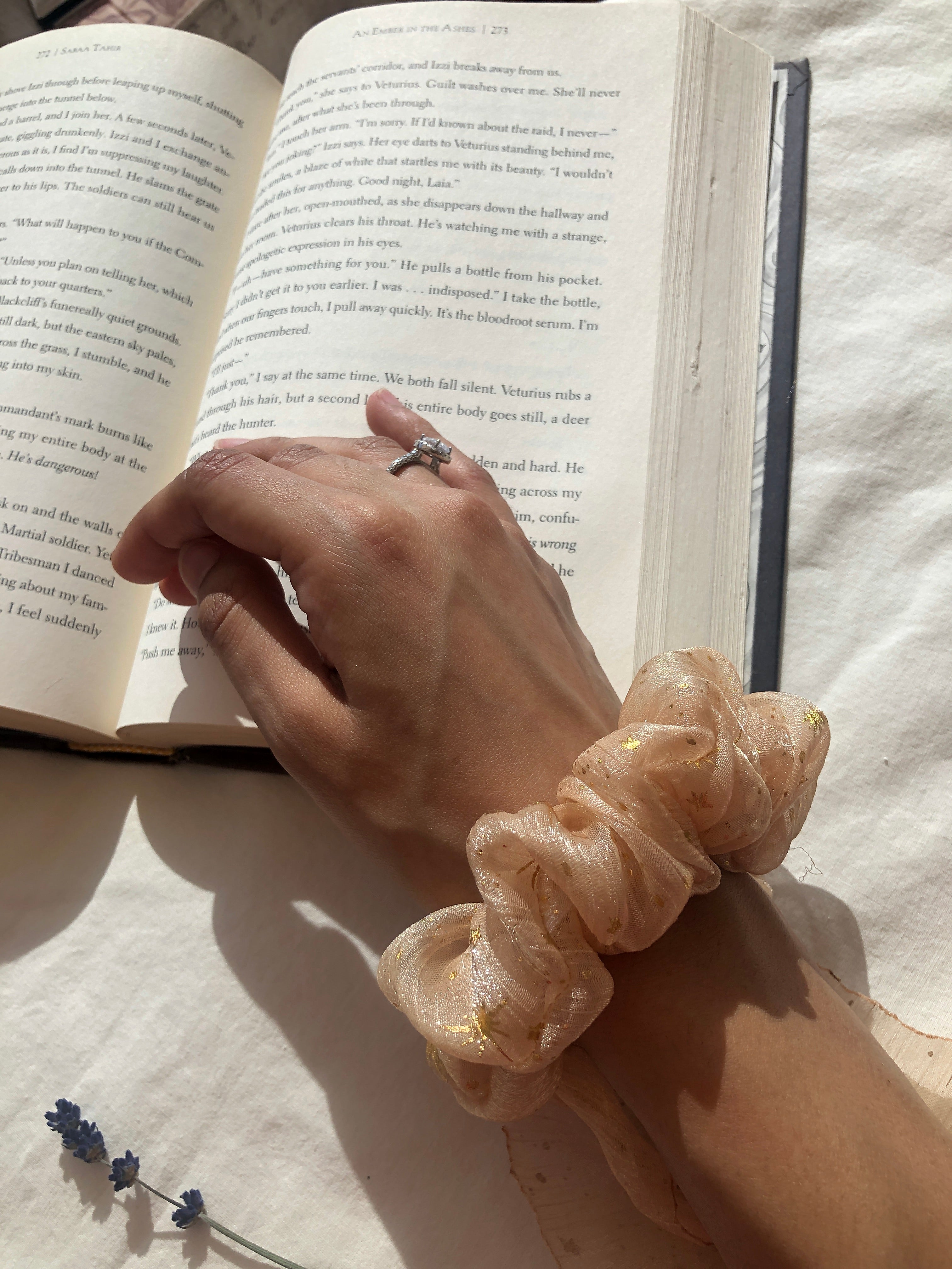 Golden Glow Scrunchie