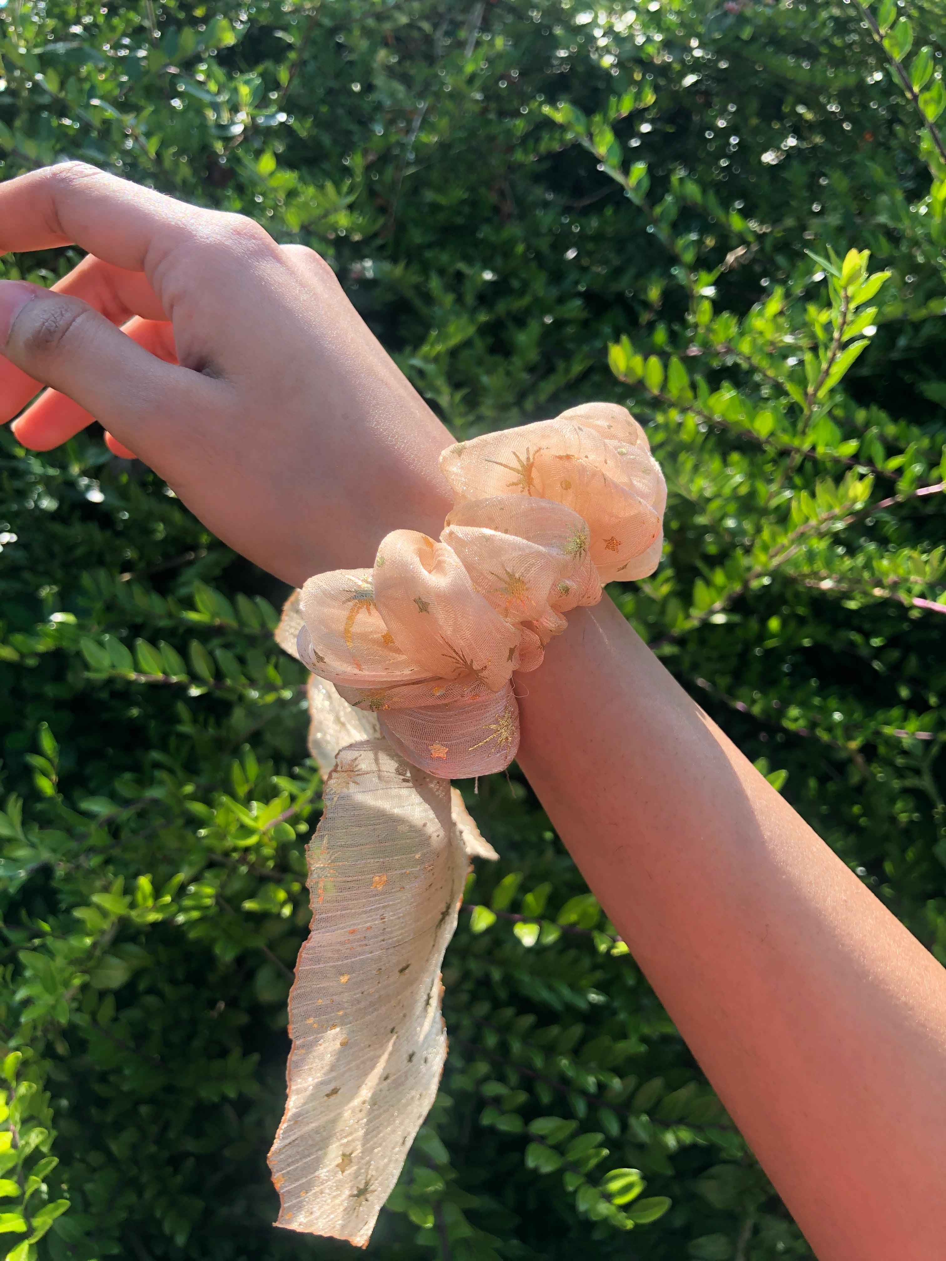 Golden Glow Scrunchie