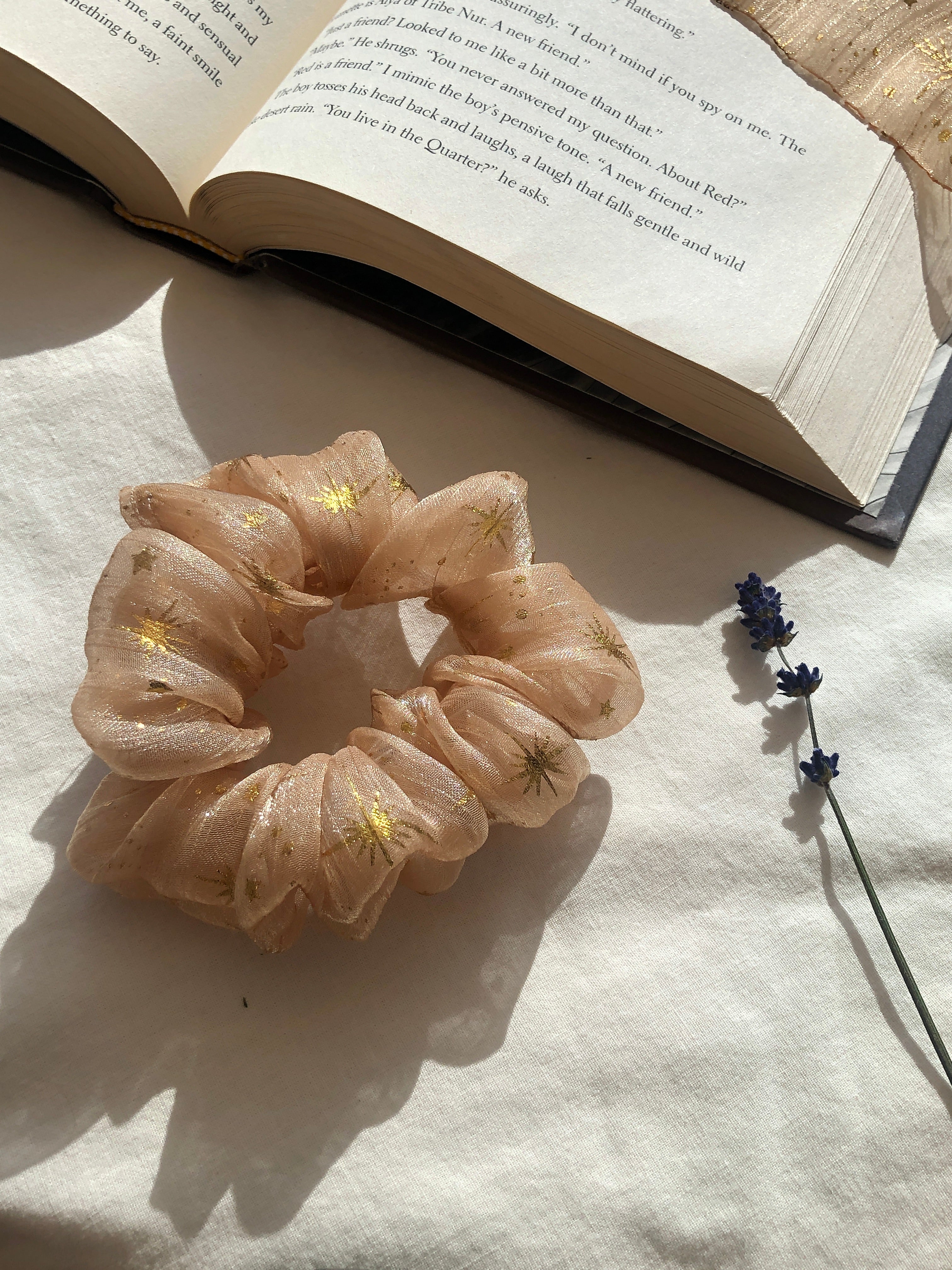 Golden Glow Scrunchie