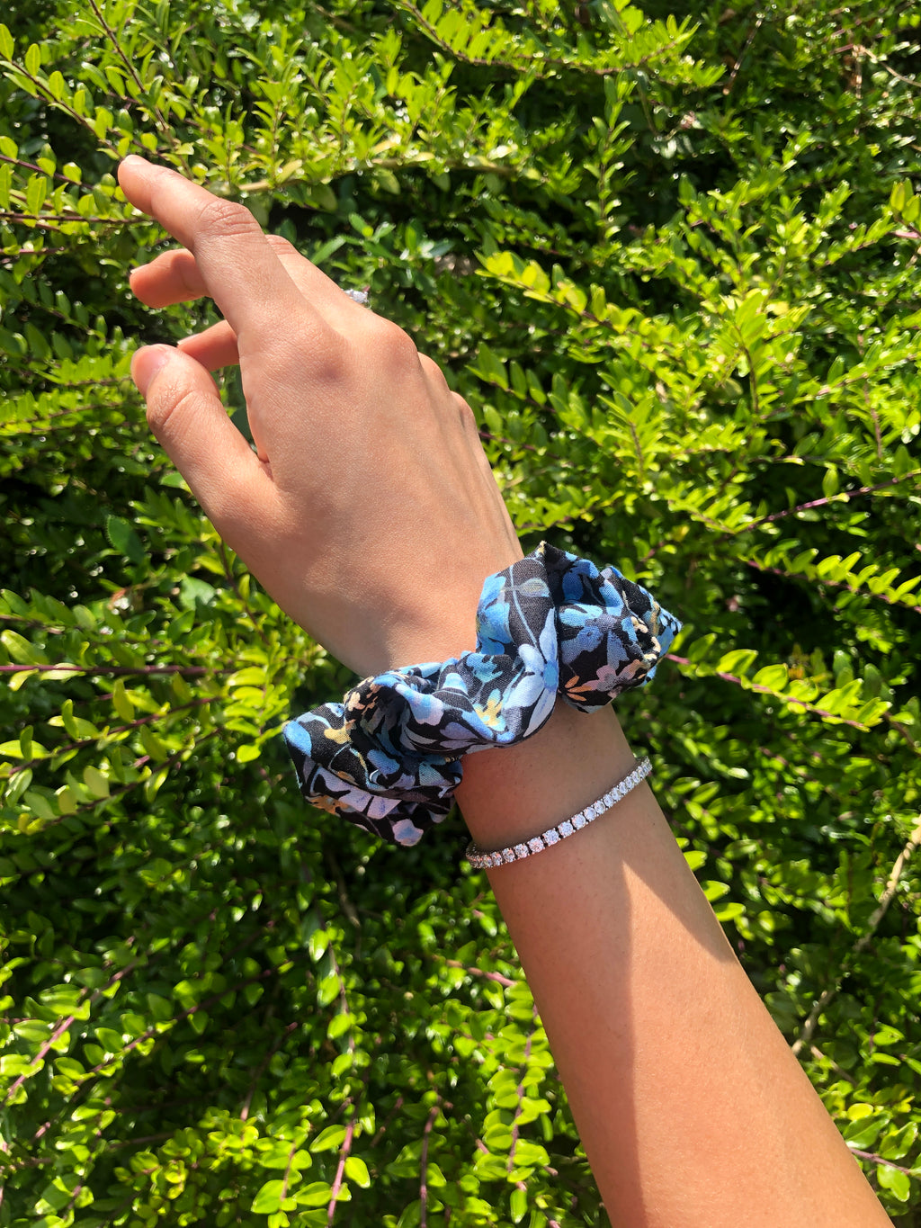 Night Garden Scrunchie