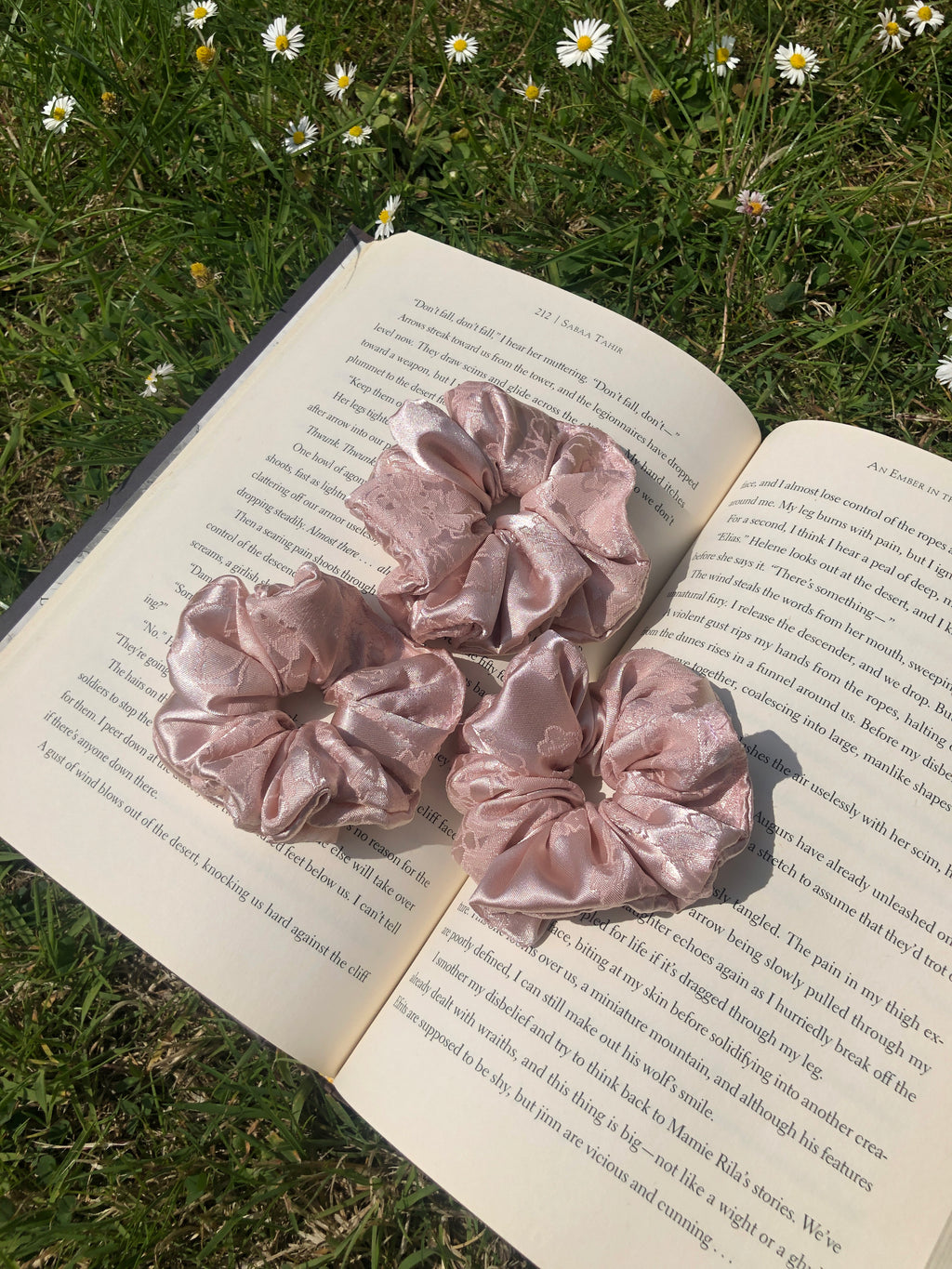 Blushing Petals Scrunchie