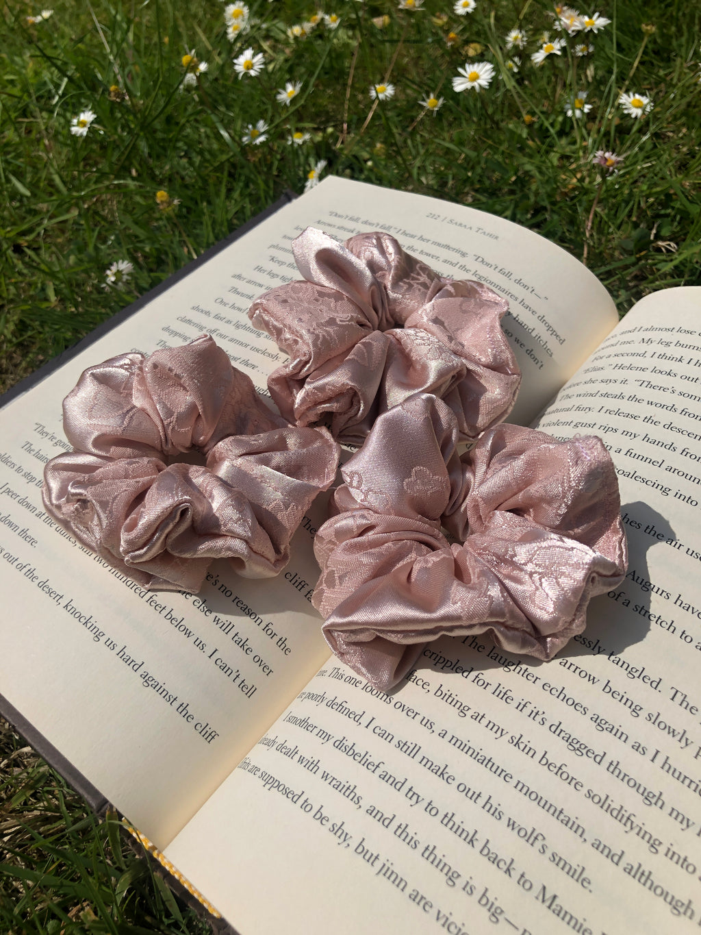 Blushing Petals Scrunchie