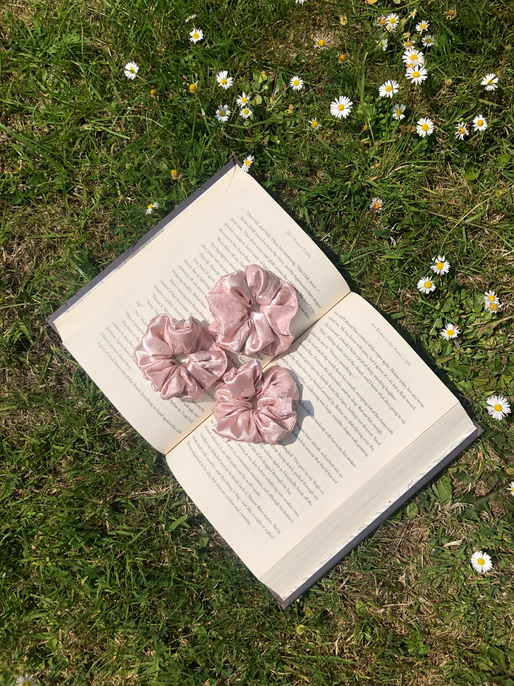 Blushing Petals Scrunchie