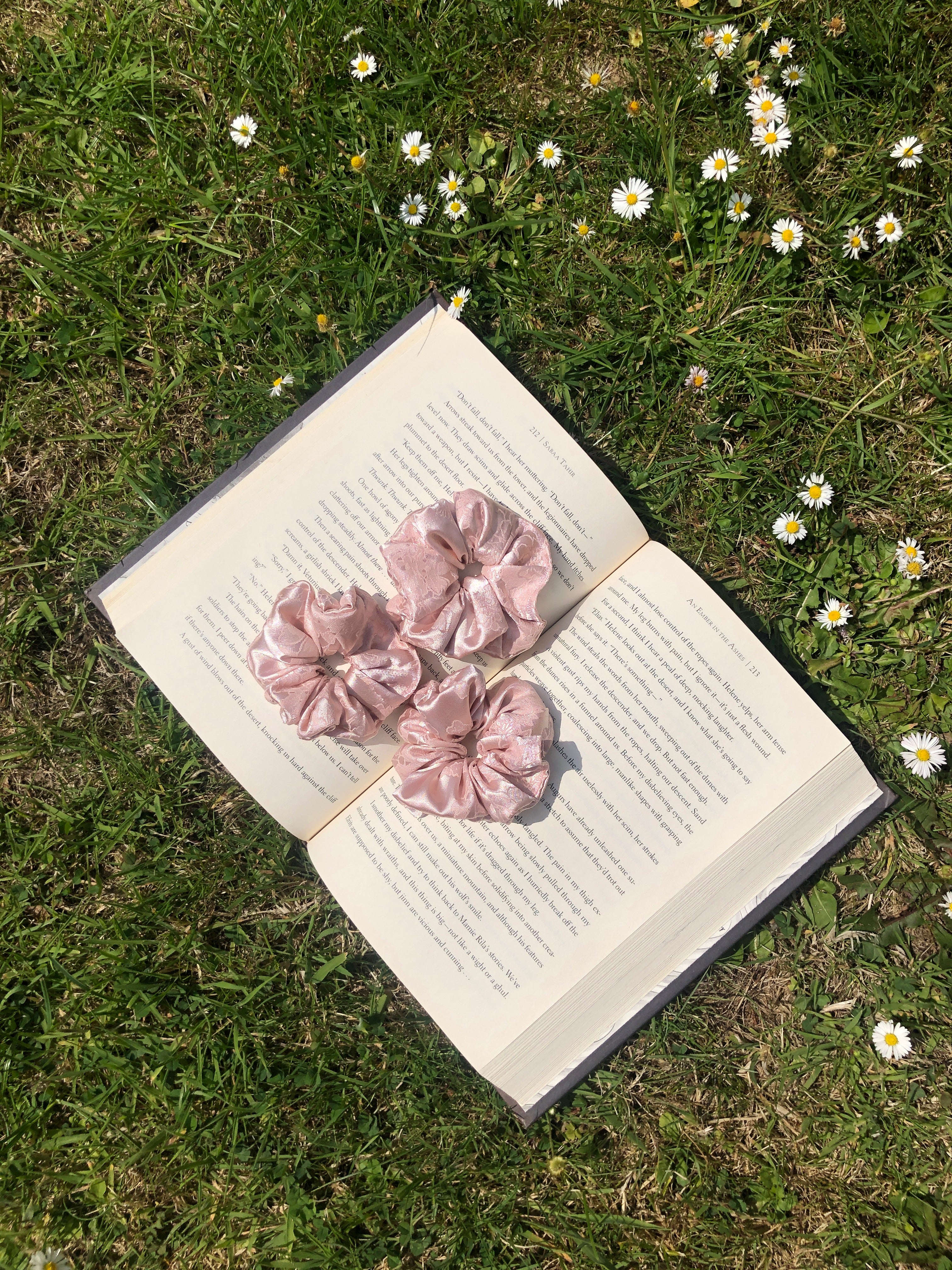 Blushing Petals Scrunchie