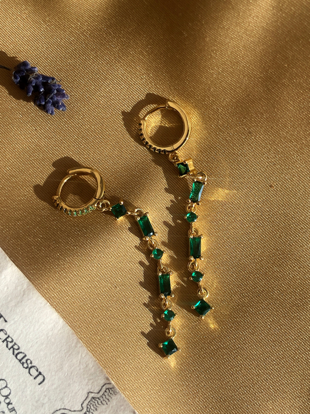 Rolfe's Emeralds Earrings