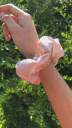 Blushing Petals Scrunchie